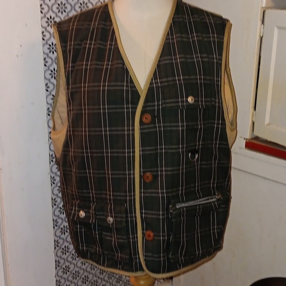 Vintage y2k 90s Tommy Hilfiger hunting vest - Picture 1 of 4